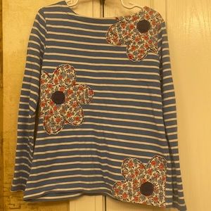 Mini Boden girl shirt size 7-8 GUC